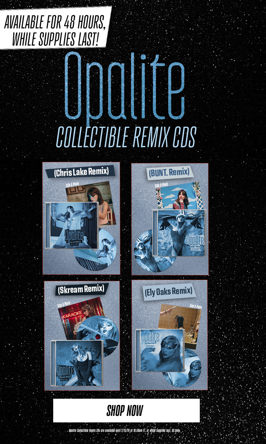 Opalite Collectible Remix CDs