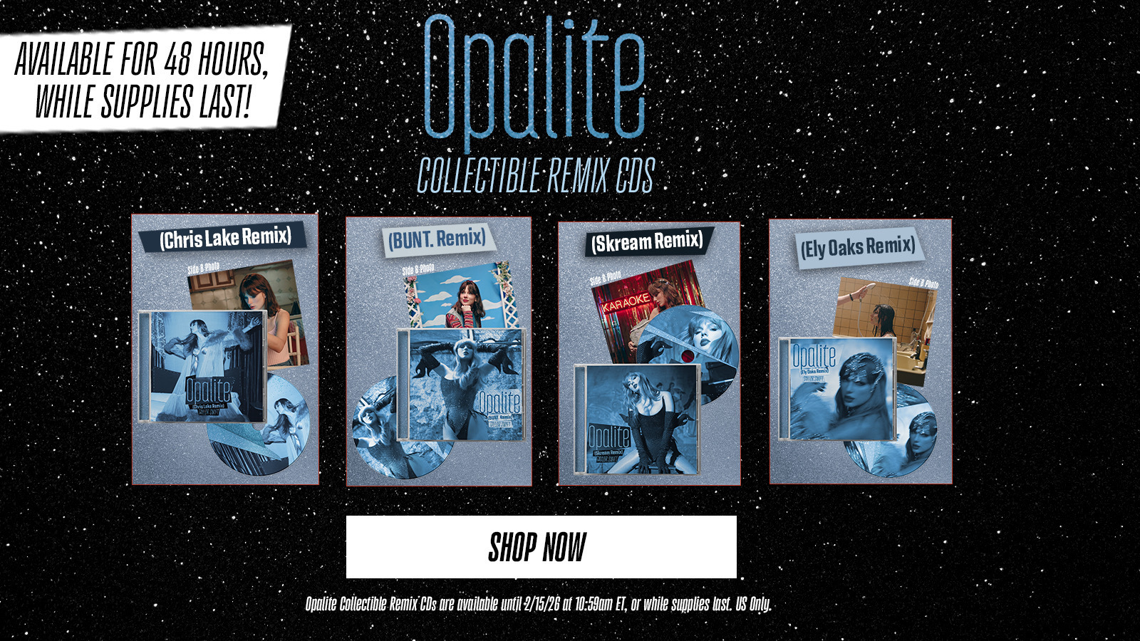 Opalite Collectible Remix CDs