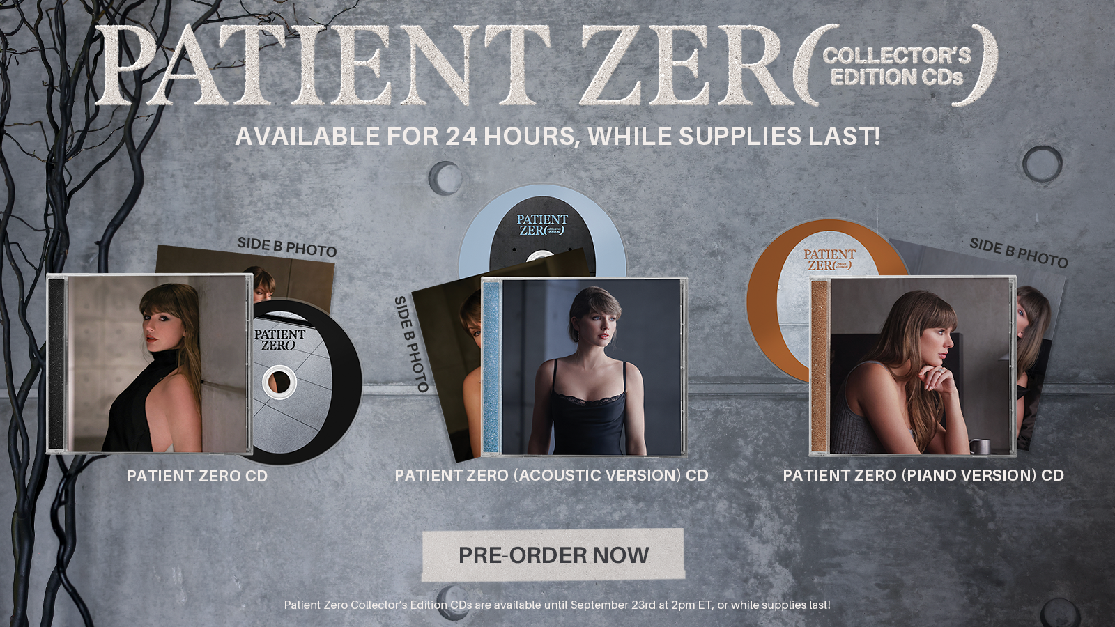 Patient Zero Collector's Edition CDs