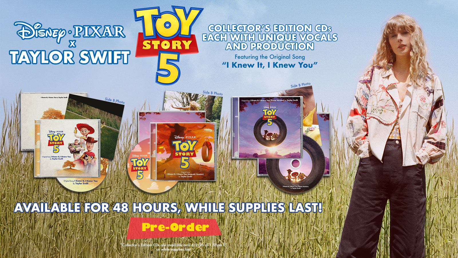 Disney-Pixar x Taylor Swift Toy Story 5 Collector's Edition
