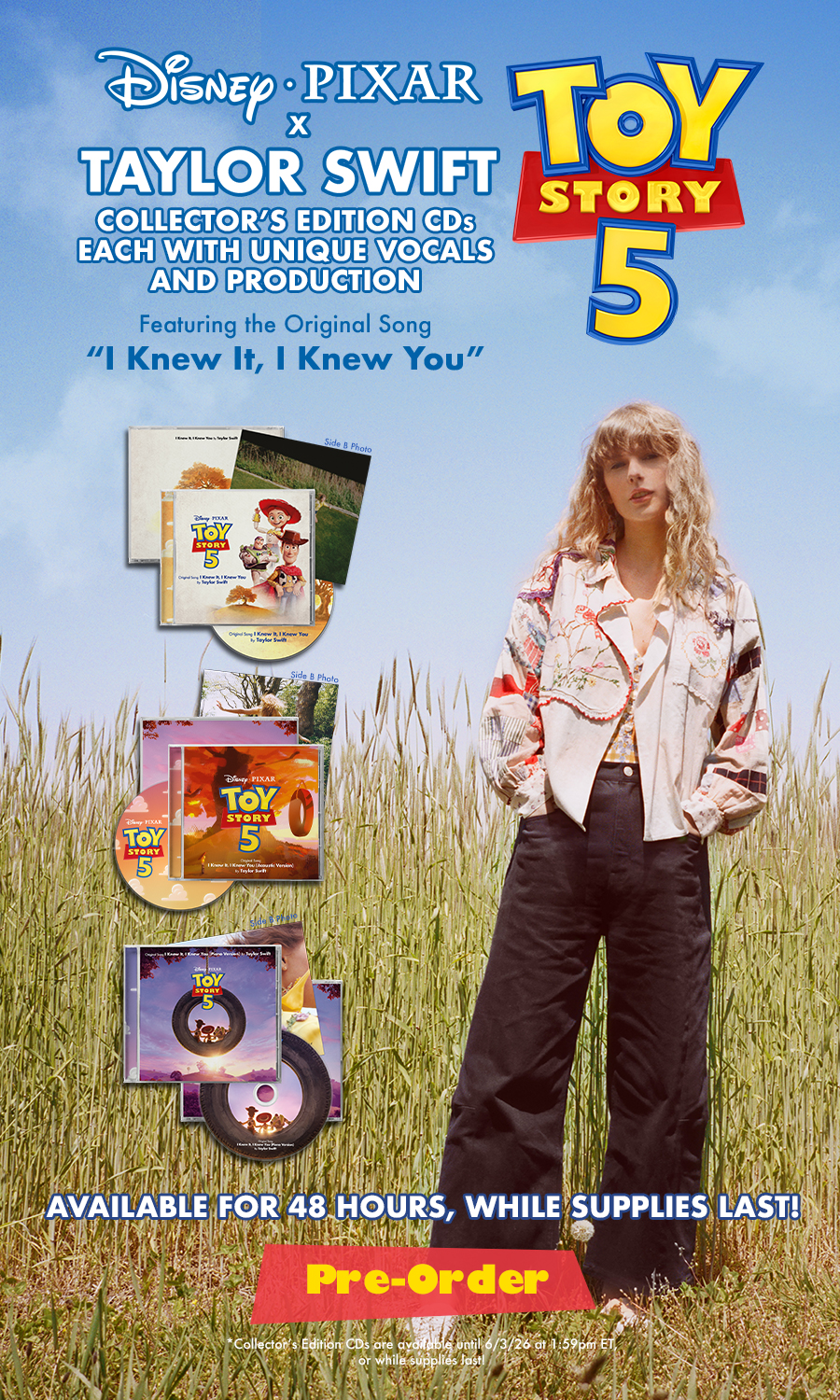 Disney-Pixar x Taylor Swift Toy Story 5 Collector's Edition